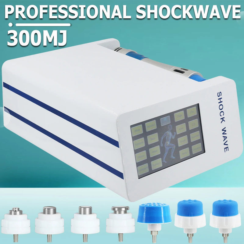300MJ Shockwave Apparatuur Voor Erectiestoornissen Shock Wave Therapie Machine Gewrichtspijnbestrijding ED Behandeling Draagbare Massager
