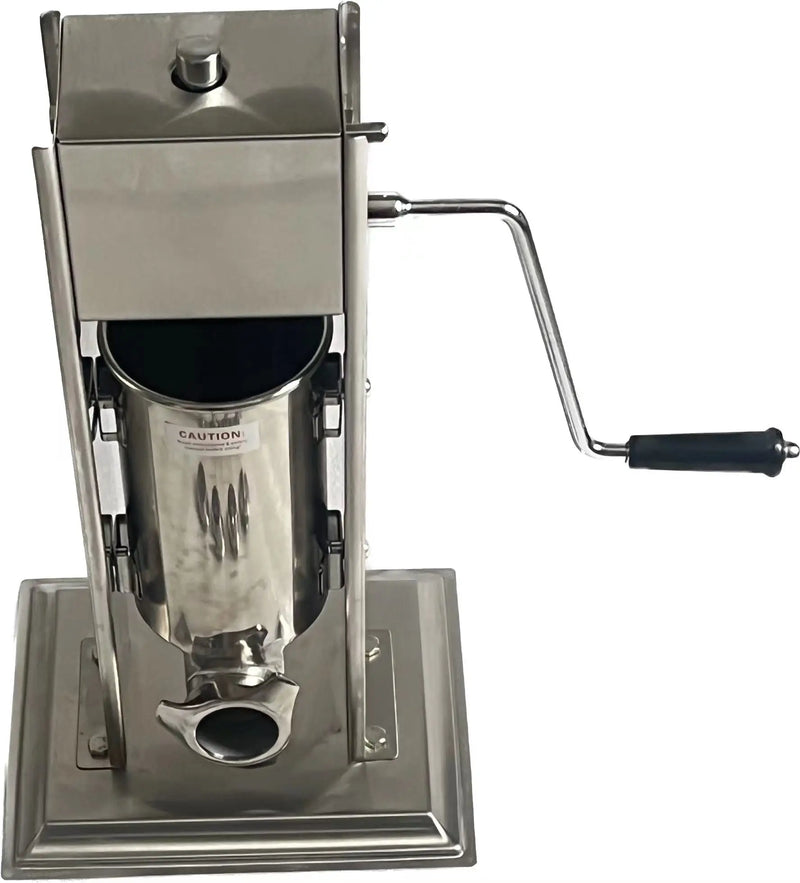 304 stainless steel 2L Manual Churros Maker Machine with 3 size nozzles 2 in 1 sausage stuffer