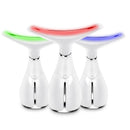 Għonq Kura tal-ġilda Strument tas-sbuħija LED Photon Vibrazzjoni Għonq Irfigħ Ġilda Issikka Kontra t-tikmix Neħħi Apparat Massager