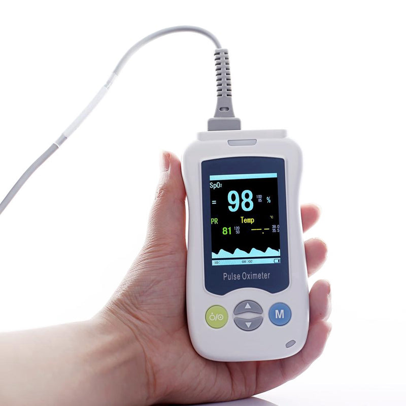 Yongrow orvosi felnőtt gyermek újszülött kézi pulzoximéter gyermekgyógyászati vér oxigén monitor