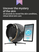 Analizador Facial 3D para el cuidado de la piel, máquina de Monitor, espejo mágico, prueba portátil, Detector en inglés, cámara Facial, análisis de prueba, lo más nuevo
