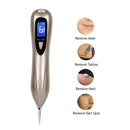 A mais recente caneta de plasma a laser para remoção de manchas escuras removedor de manchas escuras LCD para cuidados com a pele Caneta de pontos para pele marca de verrugas Ferramenta de remoção de tatuagem Cuidados de beleza