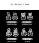 Hudskönhetsrengöring Ansiktsbubblamaskin Vakuumsug Ansiktsrengöringsanordning för rena porer ta bort pormaskar 8 tips