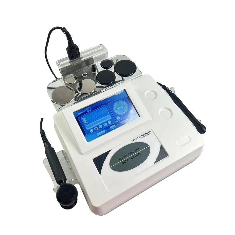 448Khz CET RET Diatermia diatermia fizioterápiás gép hordozható nagy rádiófrekvenciás terápia Pro fogyás testformálás