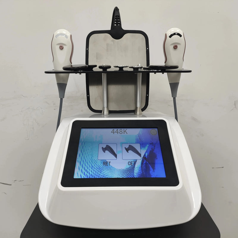 448 khz Cet Ret Tecar Therapie Apparatuur Diathermie Lichaam Vormgeven Afslanken Vetreductie Massage Gewichtsverlies Machine