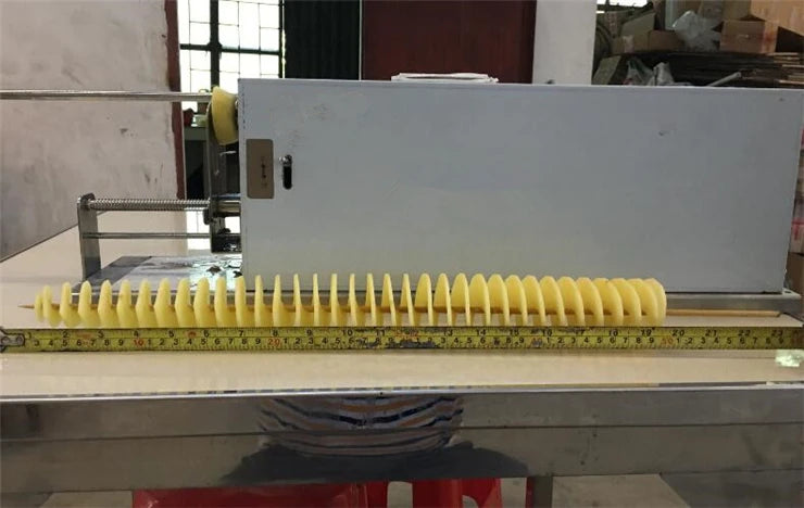 Machine automatique de découpe de pommes de terre Tornado extensible de 45 cm de longueur, machine de découpe en spirale de pommes de terre, coupe-frites à main, trancheuse