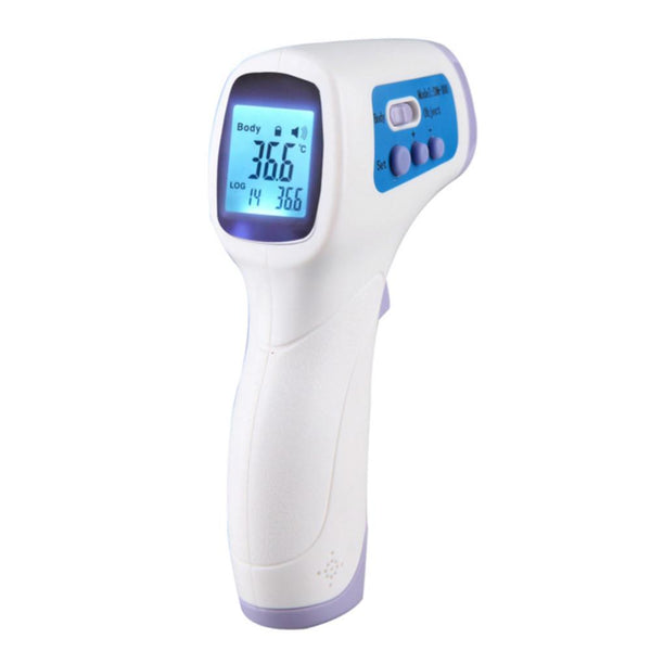 赤外線デジタルLCDベビーサーモメーター高温警報耳額不密ホットIR温度測定ガン高温計