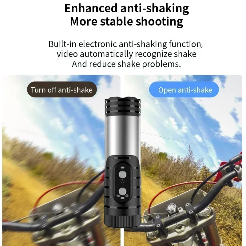 4K WIFI Action Camcorder Motosikal Motosikal Helmet Kamera Luar Kalis Air Sport Cam Action Cam Kereta DVR Perakam Video Dash Cam