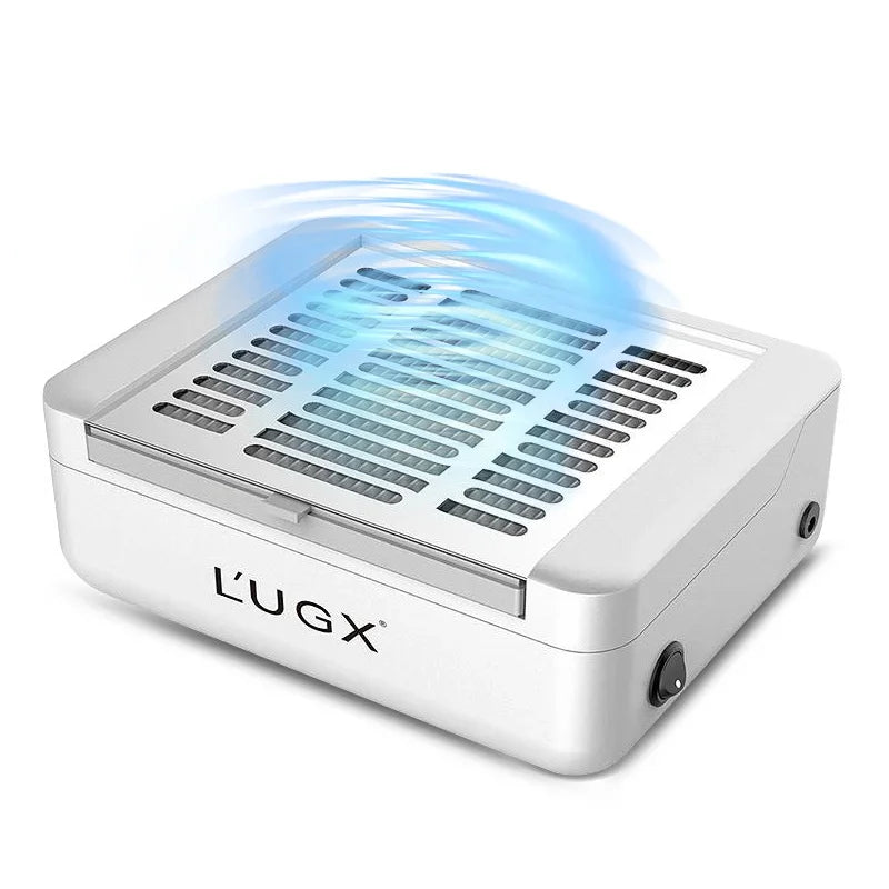 L'UGX ネイル集塵機プロフェッショナルネイル吸引器交換可能なフィルター 40 ワットマニキュア掃除機マニキュアとペディキュアツール