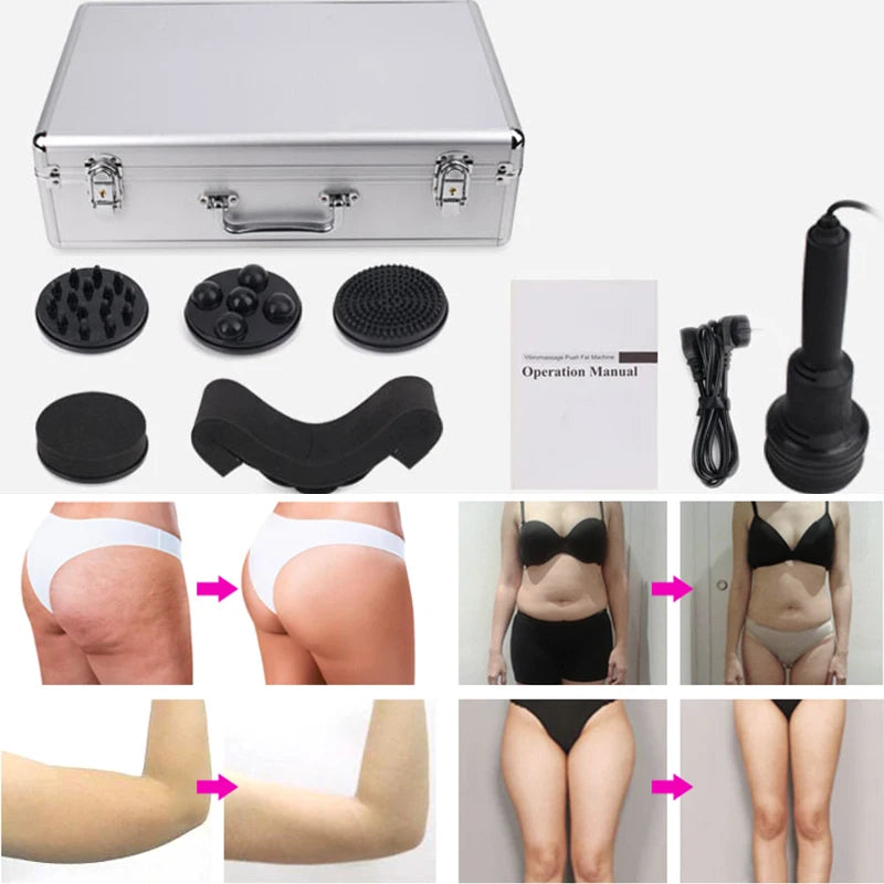 5 In 1 Portable Fitness G5 Vibration Cellulite Massager Slimming Machine Cellulite  Weight Loss Vibration Fat Remover - Body Shaping Massage Equipment - Alisa