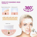 5 in 1 電動洗顔クレンジングブラシマッサージロータリーボディフェイシャル角質キューティクルクレンザーホームスパビューティーケアデバイス