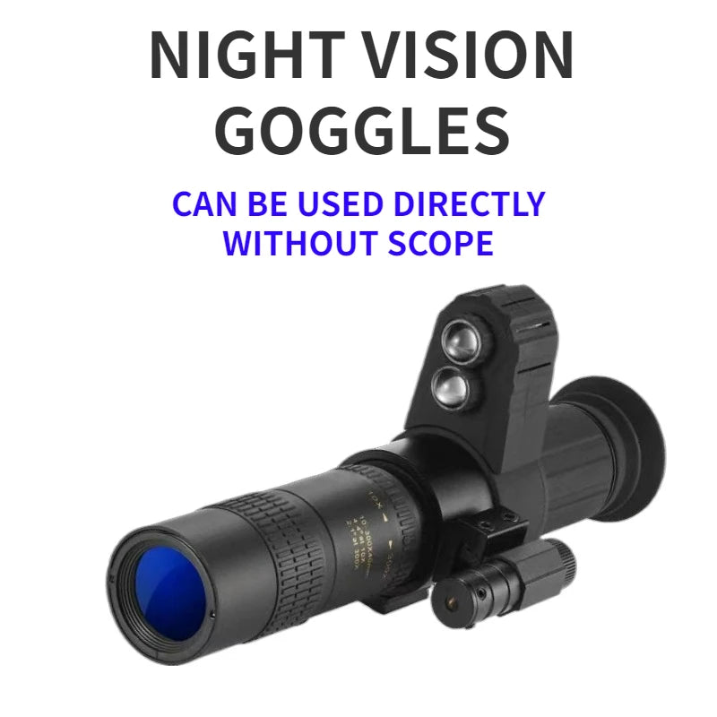 Instrument de Vision nocturne à curseur croisé de 500M, ensemble de télescopes de recherche infrarouge HD visant la Vision nocturne, équipement de chasse aux fantômes