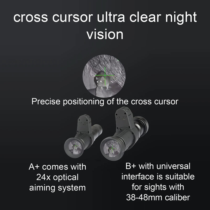500 м перекрестный курсор, прибор ночного видения, инфракрасный HD поисковый телескоп, набор, нацеленный на ночное видение, охотничье оборудование для охоты на привидений