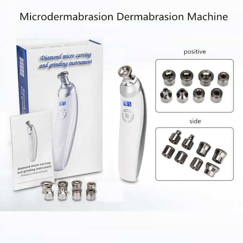 500mAh Electric Blackhead Remover Pore Vacuum Cleaner Rechargeable Micro Small Bubble Facial Cleansing Machine Beauty Device