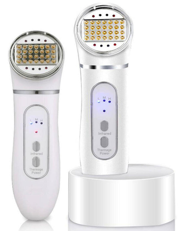 Huidverjonging EMS Mesotherapie Electroporation Facial RF Radiofrequentie Huidverzorging Draai het Hefmassage Machine vast