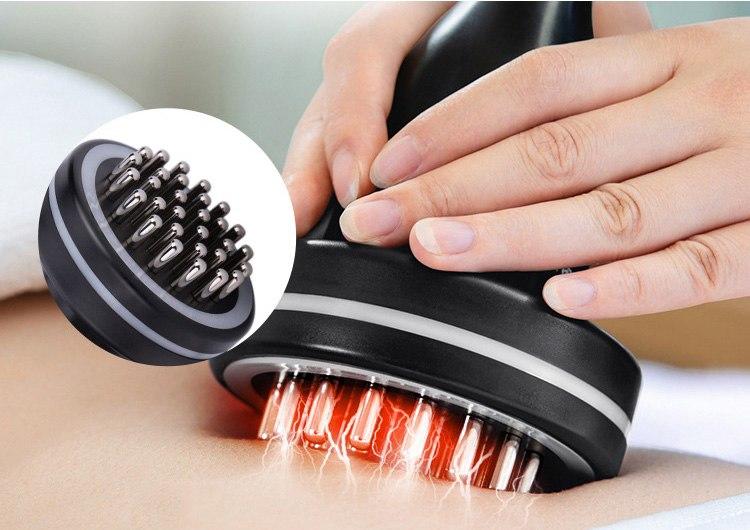 Infrared Heating Electric Stimulation Slimming Device Microcurrent Guasha therapy Body massage brush Scraping tool Beauty SPA