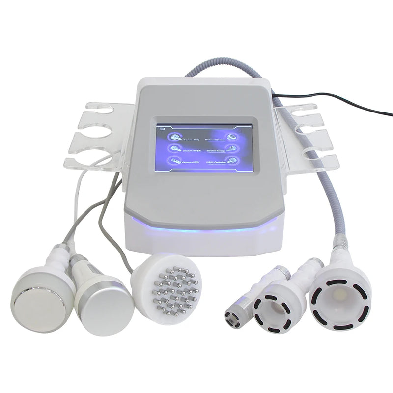 6 In 1 120K Cavitation Vacuum 5D Ultrasonic Body Slimming MachineFat Burning Cellulite Removal Massage Blast Beauty Device