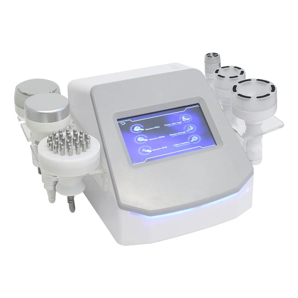Máquina ultrassônica de cavitação 5d 6 em 1, 120k, vácuo, emagrecimento corporal, queima de gordura, remoção de celulite, massagem, dispositivo de beleza