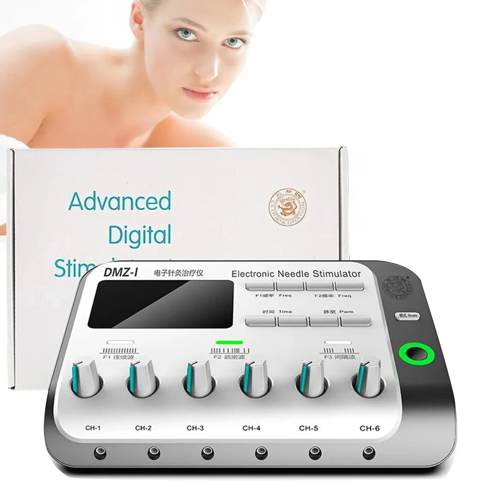 Tensitron|multi-channel Tens Muscle Stimulator With Electroacupuncture Pads