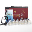 Massager Jars Vacuum Suction Therapy Cupping Set Cans untuk Urut 19 Cups Set