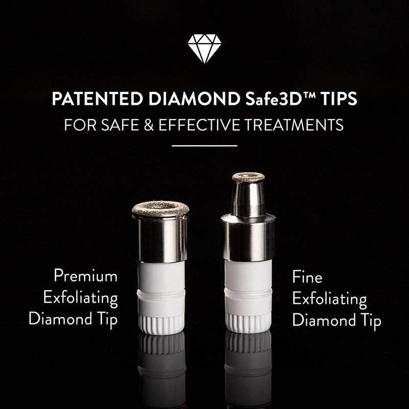NEWDERMO Diamant-Mikrodermabrasions-Schälmaschine, Vakuum-Saug-Spa-Werkzeug, helles und klares Hautpflege-Schönheitswerkzeug