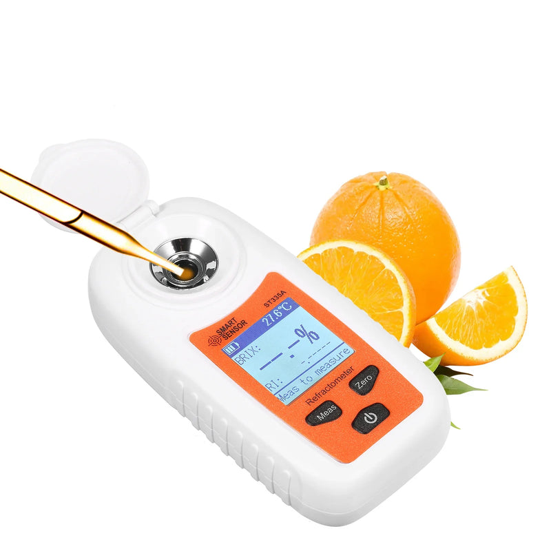 SMART SENSOR ST335A LCD Refractometer Honey Refractometer ATC Sugar Percent Tester Sugar Concentration Detector Sugar Solution