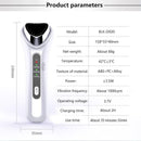 جديد الوجه الدافئة الساخن العلاج مدلك بالموجات فوق الصوتية الوجه رفع أيون الاهتزاز عميق نظيفة ترطيب التجاعيد إزالة الجلد تشديد