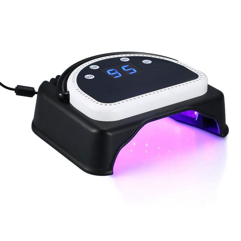 64W Nail Dryer 32pcs Powerful LED Lamp Gel Polish Curing Nail Machine With Lifting Handle Touch Sensor LCD Screen Timer Setting