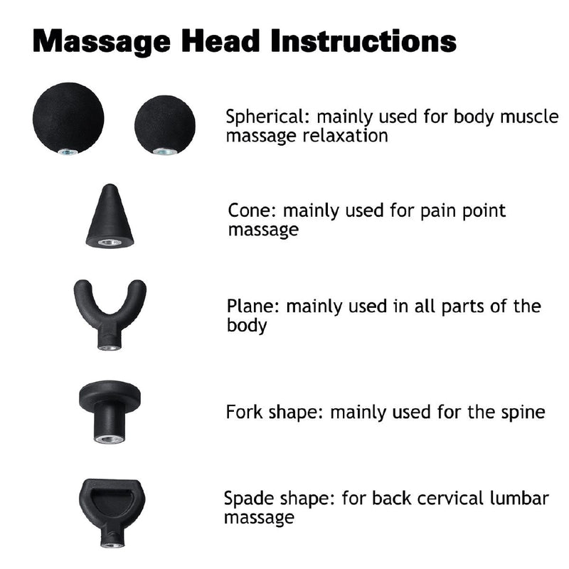 High Frequency Percussion Massage Gun Handheld Deep Muscle Massager