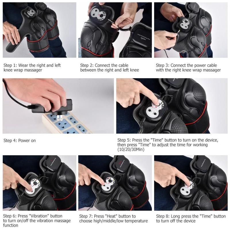 Knie Magnetische Vibrationsheizung Massagegert Gelenk Physiotherapie Massage Elektrische Massage Schmerzlinderung Rehabilitation Ausrstung Pflege Knie Magnetische Vibrationsheizung Massagegert Gelenk Physiotherapie Massage Elektrische Massage Schmerzlinderung Rehabilitation Ausrstung Pflege