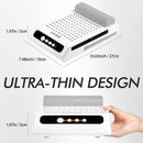 L'UGX 70W odkurzacz do paznokci odkurzacz o dużej mocy do manicure mocny pochłaniacz pyłu do paznokci pochłaniacz do polerowania paznokci żelowych