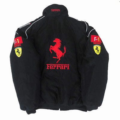 F1レーシングジャケットフェラーリOMPUPSジャガー広告レーシングチーム