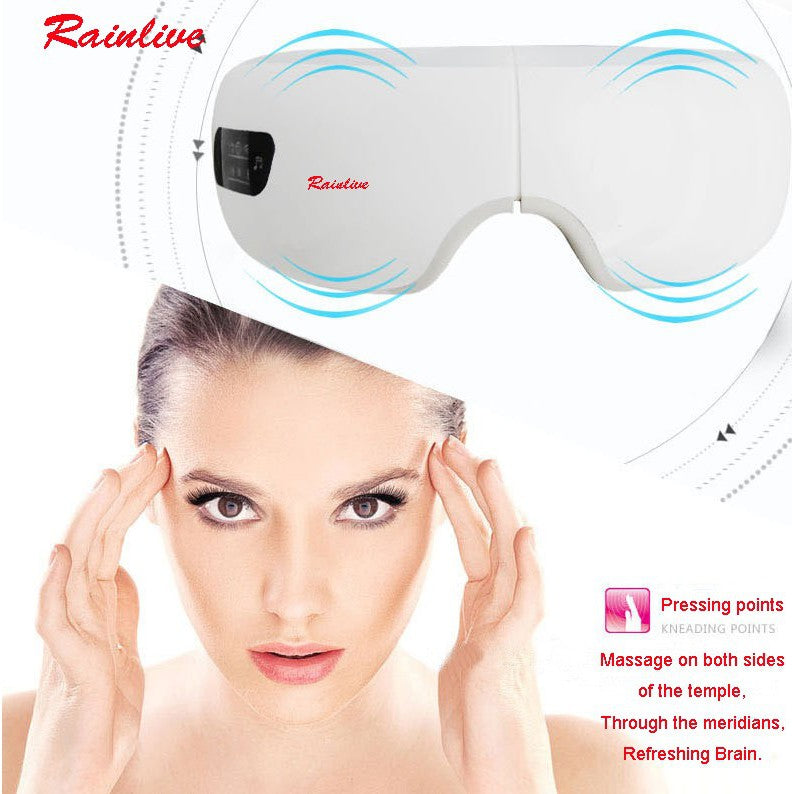 Electric Air Pressure Eye Massager Wireless Music Vibration Magnetic Heating