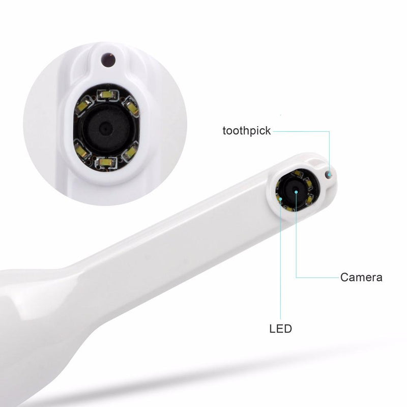 Kamera Gigi Nirkabel Intraoral Wifi 720P Lampu LED Inspeksi Pemantauan untuk Video Real-Time Mulut Dokter Gigi untuk iPhone