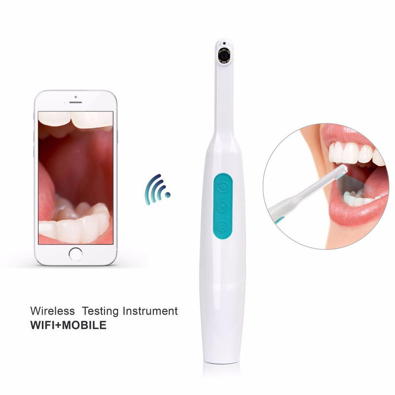 720P Wifi Intraoral Wireless Dental Camera LED Lights Monitoring Inspection for Dentist Oral Real-time Video for iPhone