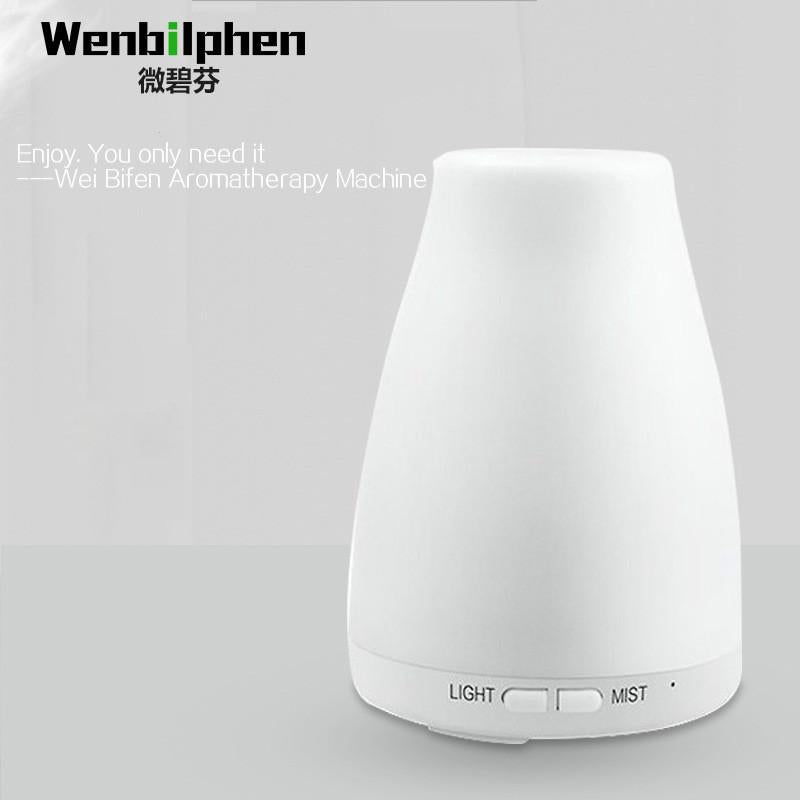 Ultrasonic humidifier aromatherapy oil diffuser color LED lamp oil diffuser waterless automatic shutdown
