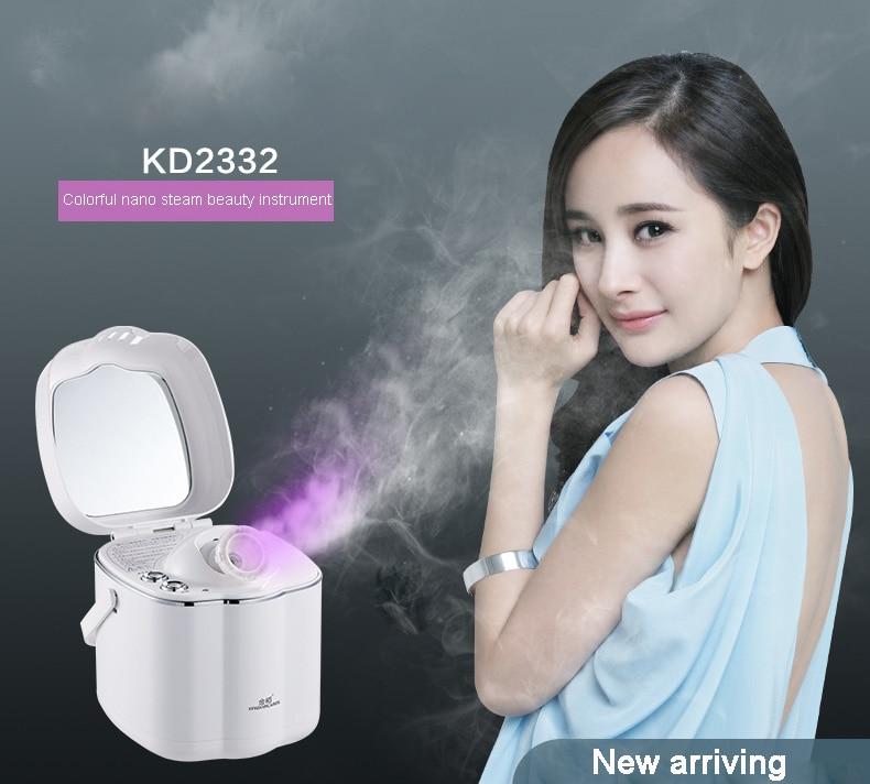 Portable Home use beauty salon infrared led therapy Deep Cleansing facial steamer sauna spa hot thermal