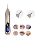 A mais recente caneta de plasma a laser para remoção de manchas escuras removedor de manchas escuras LCD para cuidados com a pele Caneta de pontos para pele marca de verrugas Ferramenta de remoção de tatuagem Cuidados de beleza