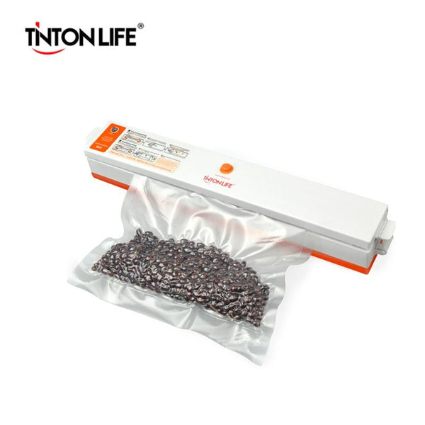 Tinton Life 220 V / 110 V Huishoudelijke Voedingsvacuüm Sealer Verpakkingsmachine Film Sealer Vacuum Packer inclusief 10 stks Zakken Gratis