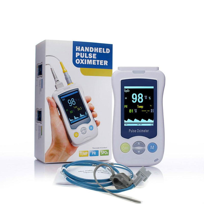 Yongrow Handheld Pulse Oximeter Oplaadbare Draagbare Handheld Pulse Oximeter Voor Volwassen Baby Pasgeboren Neonatale Kind Baby Kids