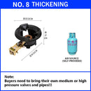 8#/10# kommersiell högtrycksgasspis enhåls högtrycksgasspis för hotellrestauranger