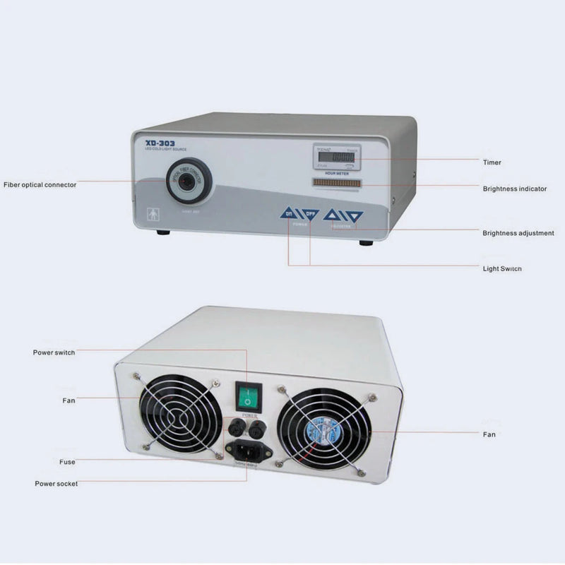 XD-303-80W 80W LED Hoge Helderheid Glasvezel Endoscoop Microscoop High Power LED Medische Koud Lichtbron