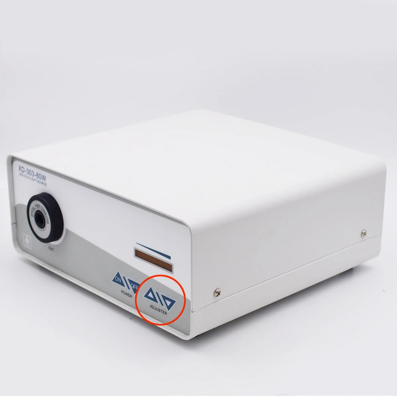 XD-303-80W 80W LED o wysokiej jasności endoskop światłowodowy mikroskop dioda LED dużej mocy źródło medycznego zimnego światła