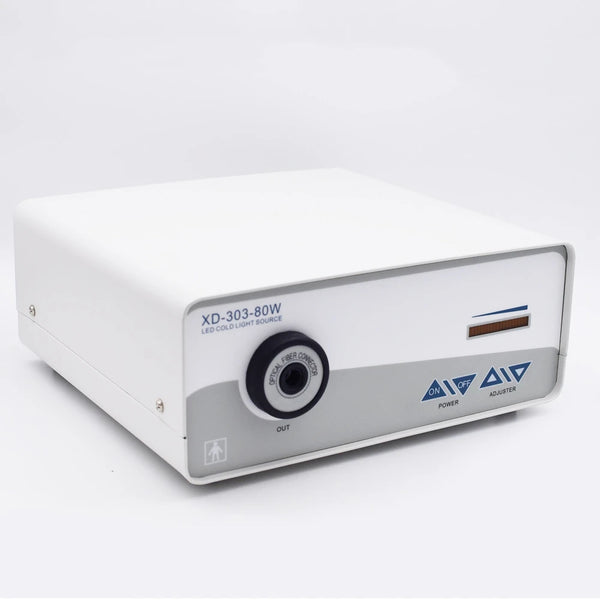 XD-303-80W 80W LED Microscópio Endoscópio de Fibra Óptica de Alto Brilho LED de Alta Potência Fonte de Luz Médica Fria