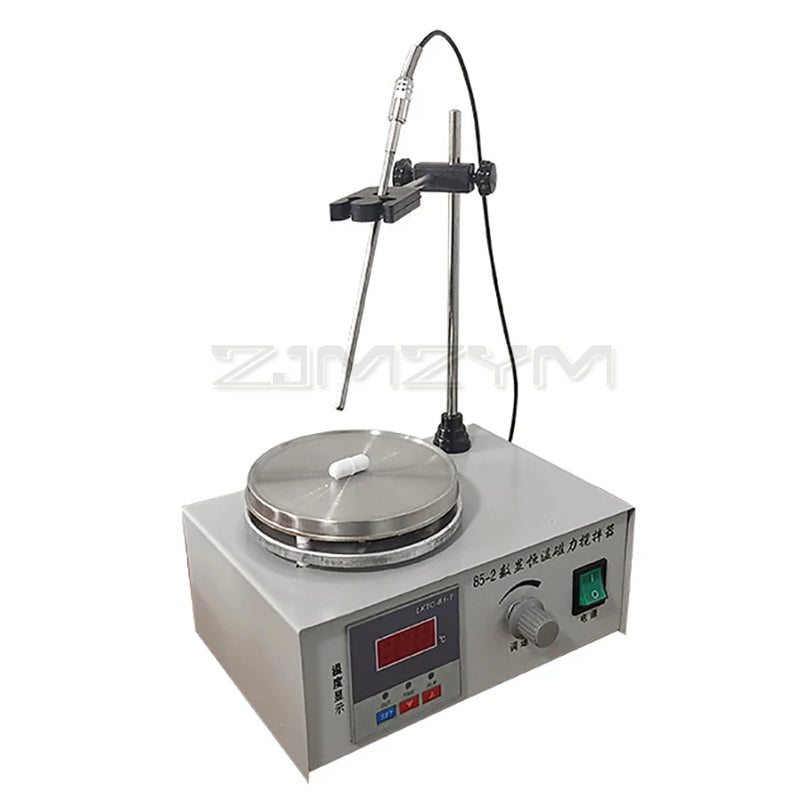 Agitador magnético de laboratório 85-2, placa de aquecimento, display digital, 2200rpm, máquina de agitação ajustável, liquidificador, agitador de laboratório