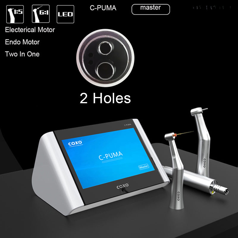 COXO SOCO C-PUMA Master Dental Elektromotor 2 In1 mit leichtem Touchscreen, interner Wasserkanal-Sprühgriff, 6:1 bürstenlos