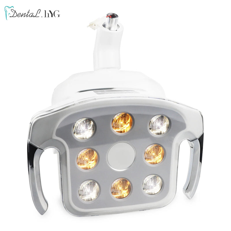 Lampe buccale à ampoule, 8 pièces, lumière Led clinique sensible, sans ombre, pour unité de fauteuil dentaire Mobile au plafond