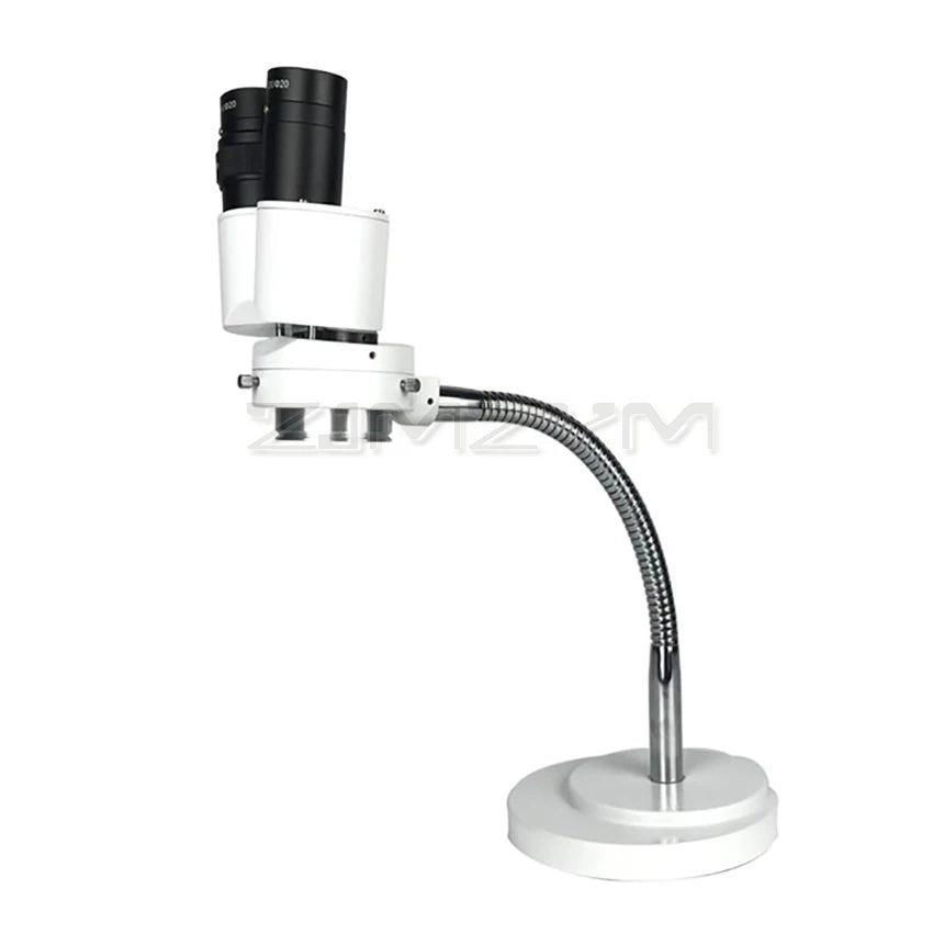 Mikroskop Stereo 8X dengan Mikroskop Stereo Binokular Cahaya LED Hos Boleh Laras untuk Alat Pembaikan PCB Paterian Oral Doktor Gigi RX-6D