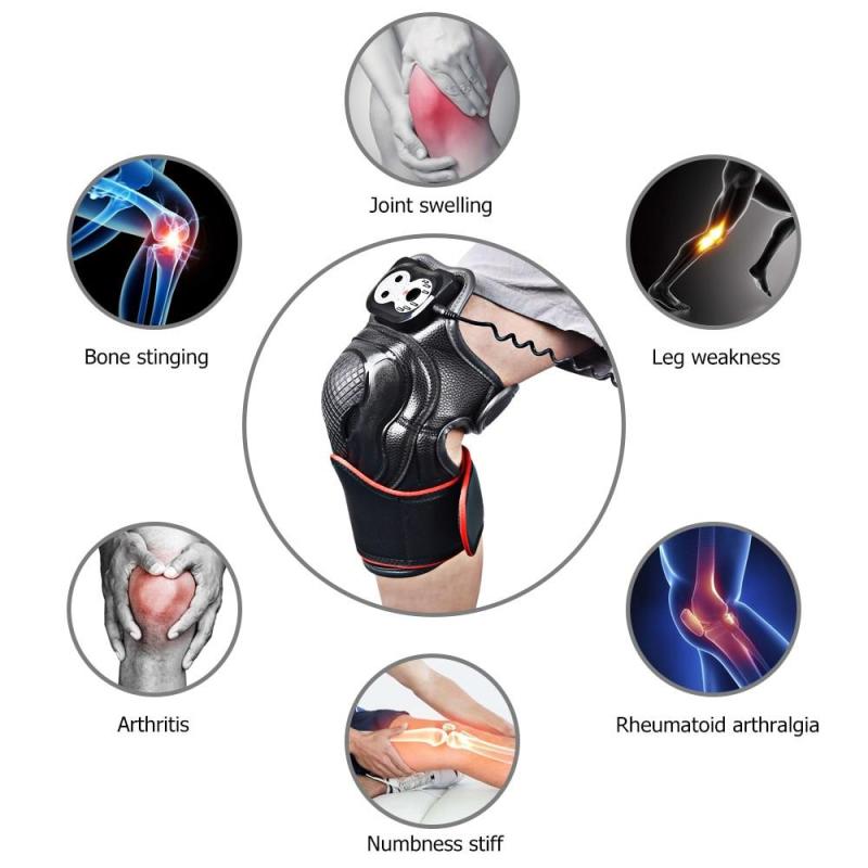 Joelho Magnético Vibração Aquecimento Massager Joint Fisioterapia Massagem Elétrica Massagem Dor Relevo Reabilitação Equipamentos Cuidados
