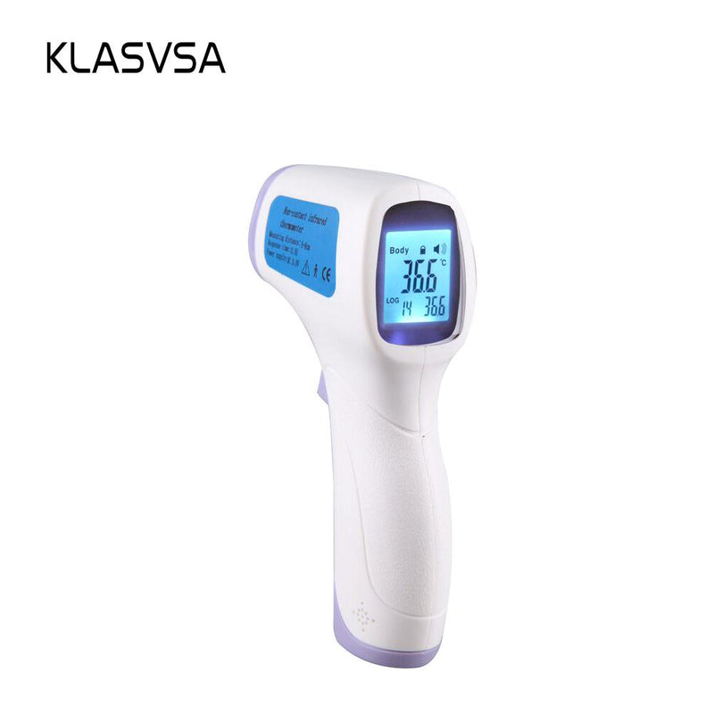 Infrared Digital LCD Baby Thermometer High Temperature Alarm Ear Forehead Non-contact IR Temperature Measurement Gun Pyrometer